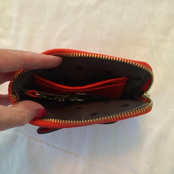 Red Wallet with Key Chain - Picture 2 of 5
